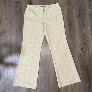 Y2K Vintage Star City Low Ride Plaid Capris